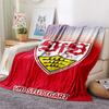 1 Stuk Stuttgart Voetbalclub Print Flanellen Deken Hoge Kwaliteit Warm Comfortabel Deksel voor Alle Seizoenen Perfect voor Cadeaus Woondecoratie
