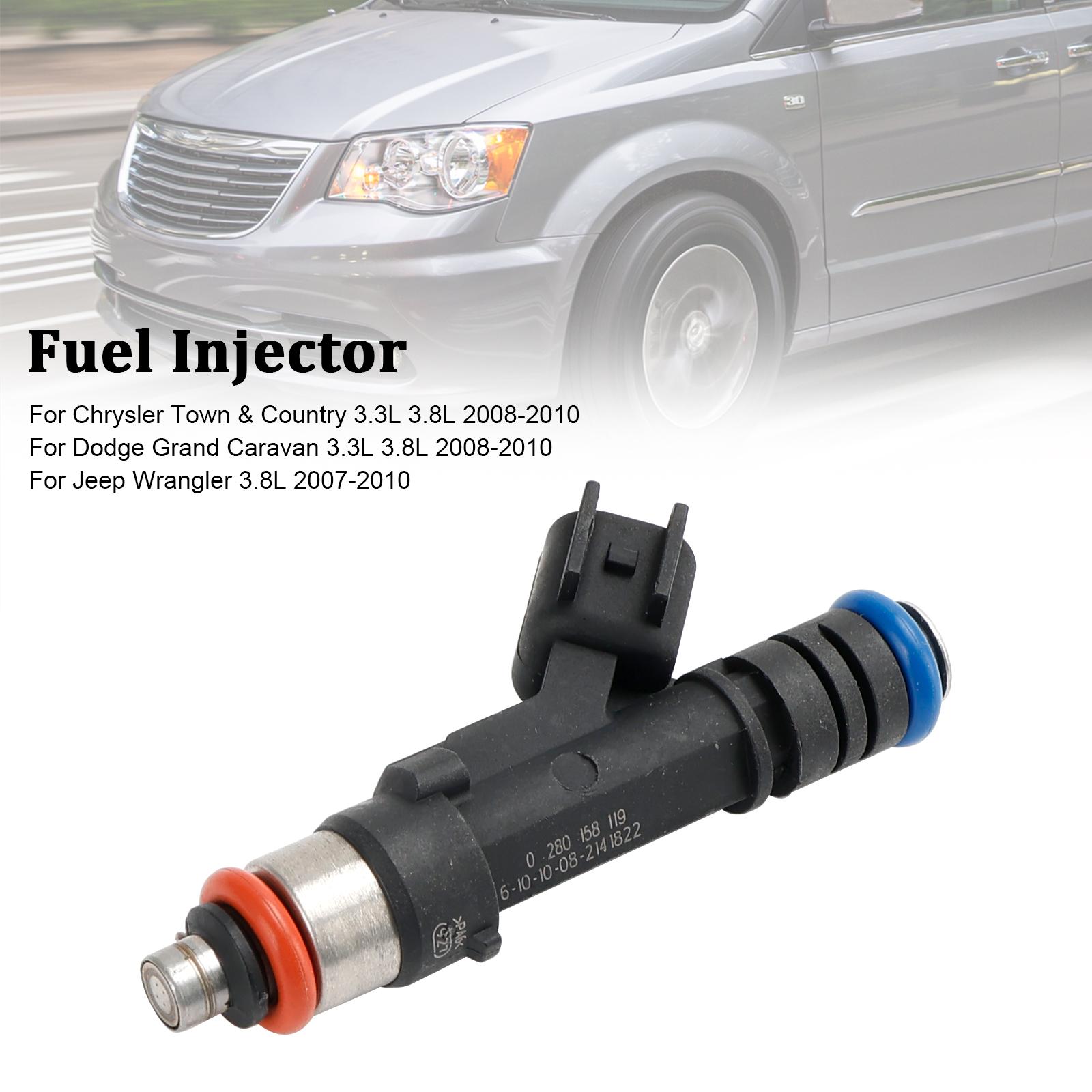 

1PCS Fuel Injector 0280158119 Fit Jeep Fit Dodge Wrangler Fit Chrysler 3.3L