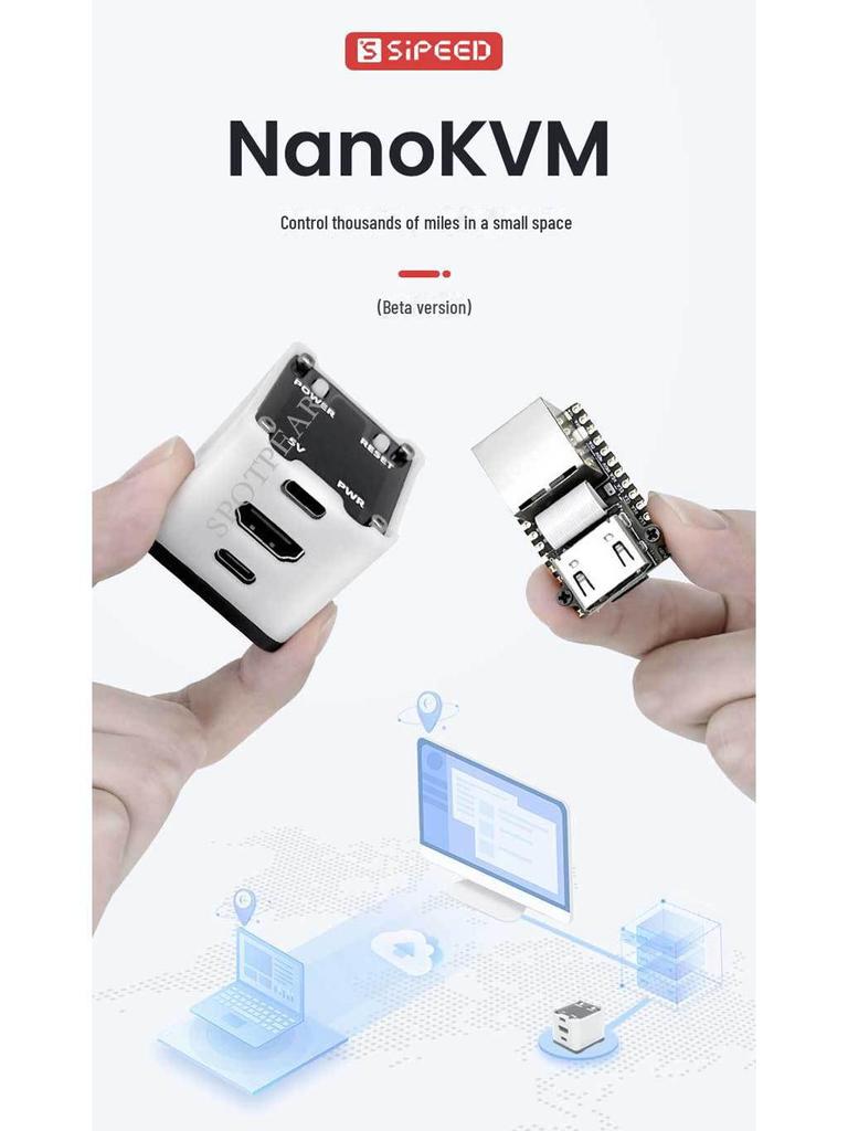 Sipeed NanoKVM: Remote Desktop/Setup/UART Serial Port Server Compatible with Raspberry Pi