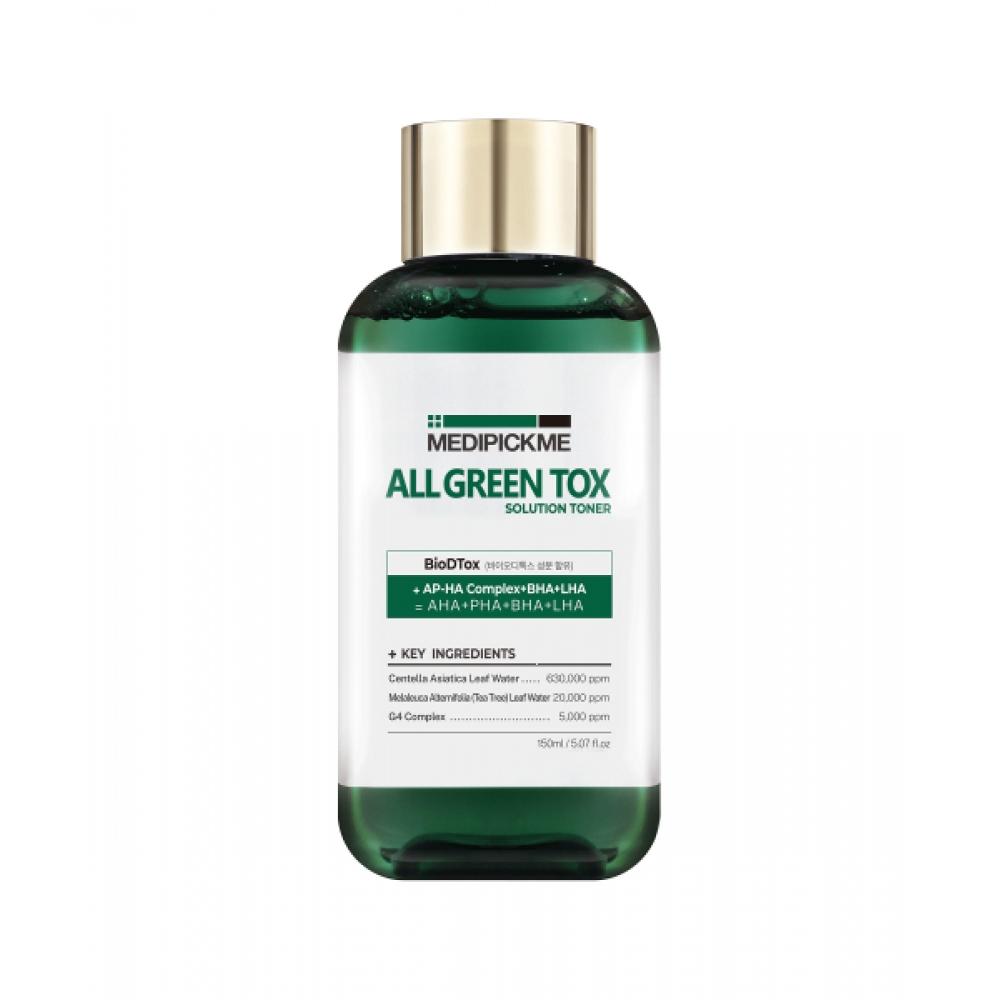Medipickme All Green Tox Solution Cica Sebum Barrier Remediation Toner 150ml