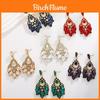 Alloy Geometric Statement Earrings For Women With Bold Design Fashion Jewelry