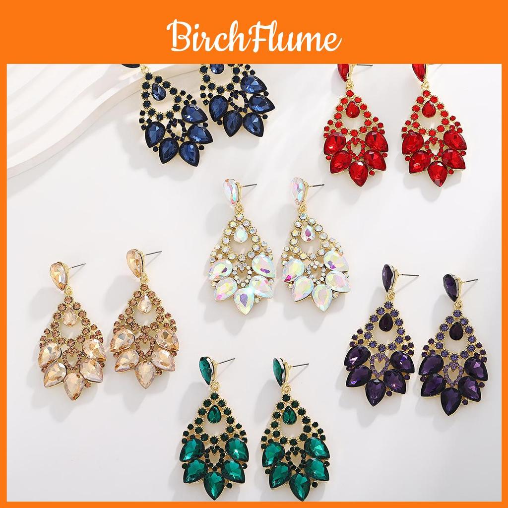 Alloy Geometric Statement Earrings For Women With Bold Design Fashion Jewelry