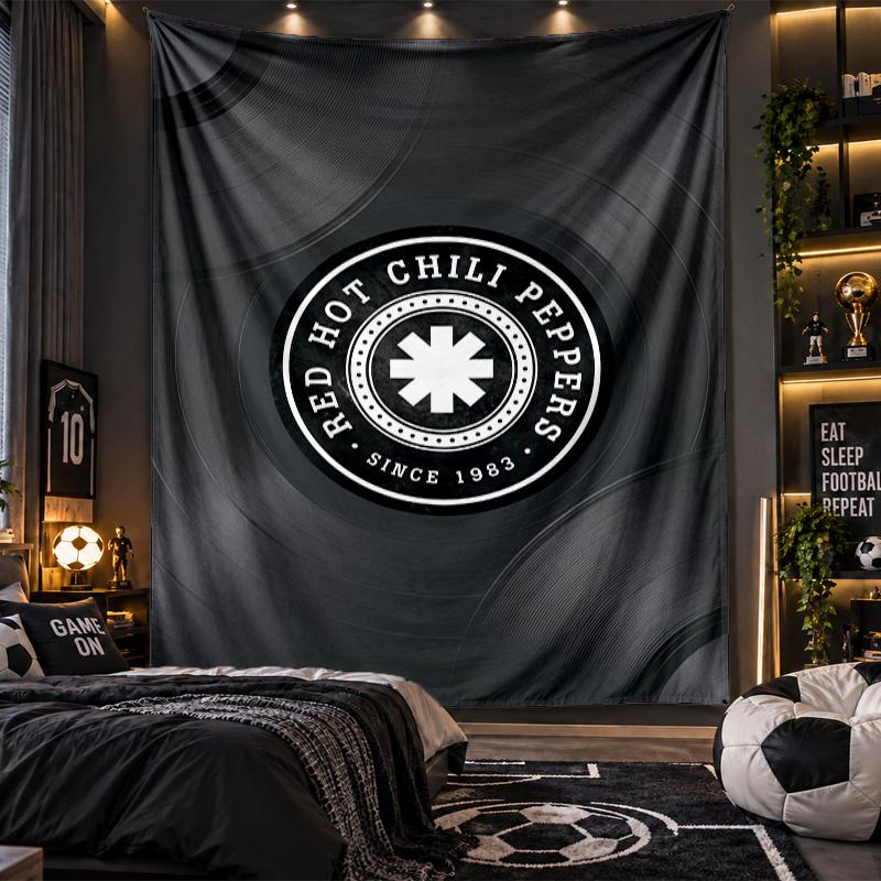 Arazzo da Appendere alla Parete Stampa Hot Chili Peppers Tessuto per Soggiorno Camera da Letto Decorazione per la Casa