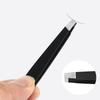 1/10pcs Black Precision Eyebrow Tweezers Stainless Steel Eye Brow Tools Professional Facial Hair Removal Shaping Makeup Tool Kit