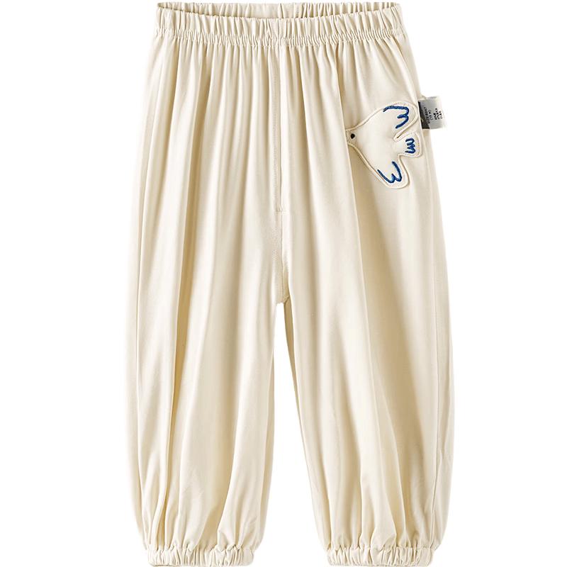 TONGTAI Unisex Summer Modal Cotton Breathable Cuffed Pants 100cm