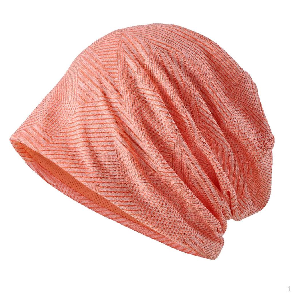 Breathable Beanie Hat, Comfortable Lightweight Wrap Head Scarf, Soft Unisex Bonnet Headgear for