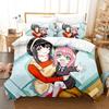 Anime 3D Digital Printing Bedding Four-Piece Set Three-Piece Spy Play House Sheets Quilt
