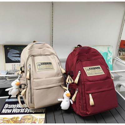 Backpack Cool Leisure Fashion College Laptop Student Lady School Bag Travel Nylon Book Trendy Backpack