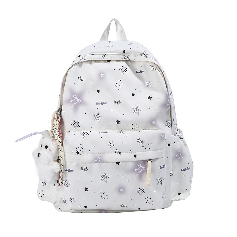 Large-capacity Student Schoolbag - Cute Style Travel Shoulder Bag - Fresh and Light Lady Bag