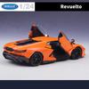 Welly 1/24 Lamborghini Revuelto Alloy Sports Car Model Diecasts Metal Racing Vehicles Car Model Simulation Collection Kids Gifts