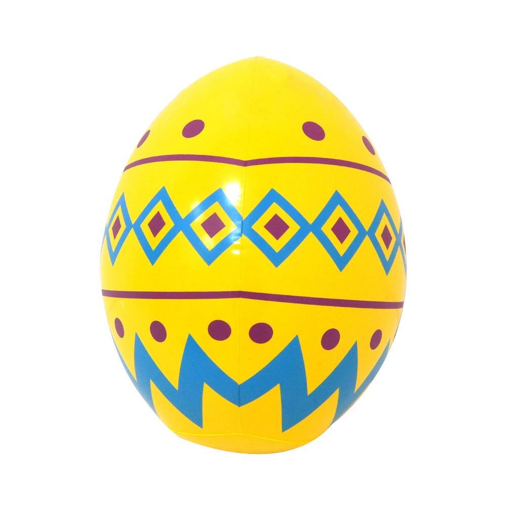 Safe Easter Inflatable Rabbit Cute Inflatable Easter Eggs Easter Rabbit Eggs Balloon  Garden Decor