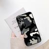 Custodia per Telefono RUICHI Lovebay Camouflage Verde Militare Per iPhone13 12 Mini 11 Pro XS Max X XR 7 8 Plus Copertura Traslucida Opaca