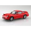 Aoshima Bunka Kyozai 1/32 Scale Rakupla Snap Kit No.04-VR Infini FD3S RX-7 Vintage Red Pre-Colored Plastic Model