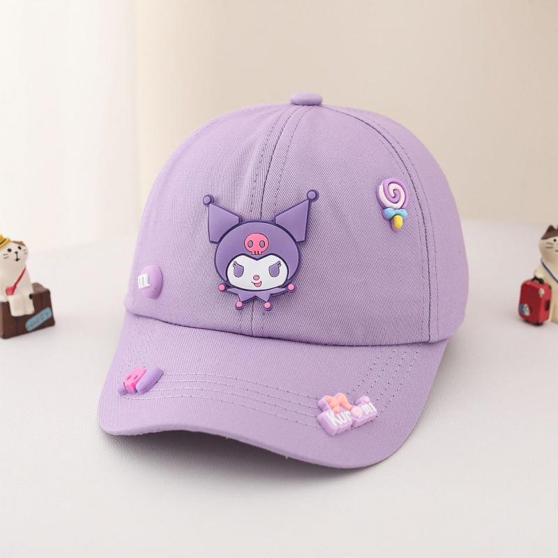 Kids' Cartoon Baseball Cap - Cute, Windproof, Sun-Protective, Adjustable Duckbill Hat for Boys and Girls (Spring/Autumn)