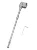 Chrome Motorcycle Flag Mount Accessories Motorcycle Luggage Holder Size As Shown Motorcycle Flag Pole Mount Long Service Life