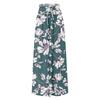 Women's High Waisted Wide Leg Pants Summer Casual Flowing Pocket Wide Leg Pants Floral Print Beach Pants