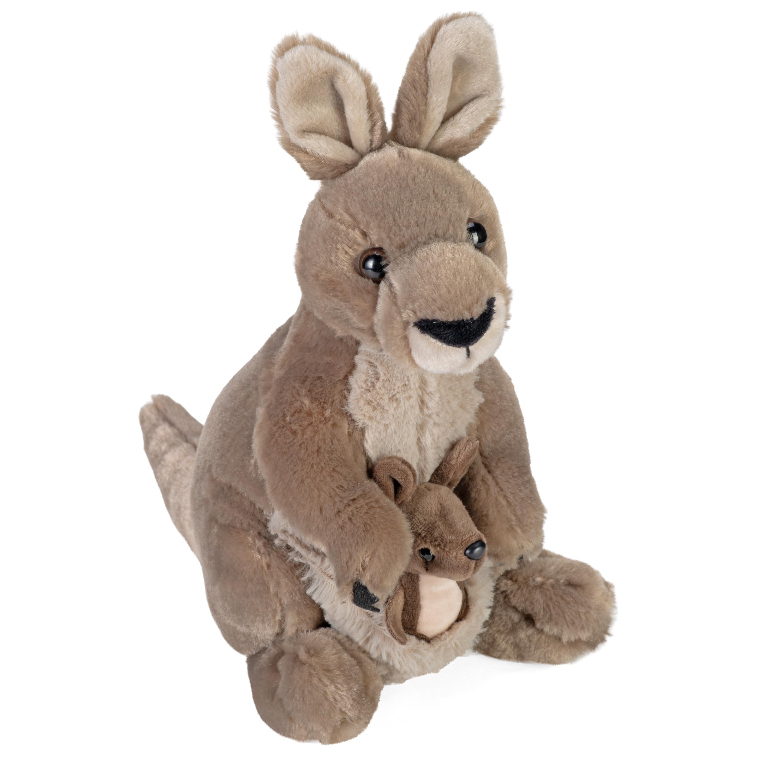

Wild Republic Kangaroo Plush Toy, Realistic, Wild Animal, Soft Material, Cuddlekins, W16 x D30 x H30cm, 10935