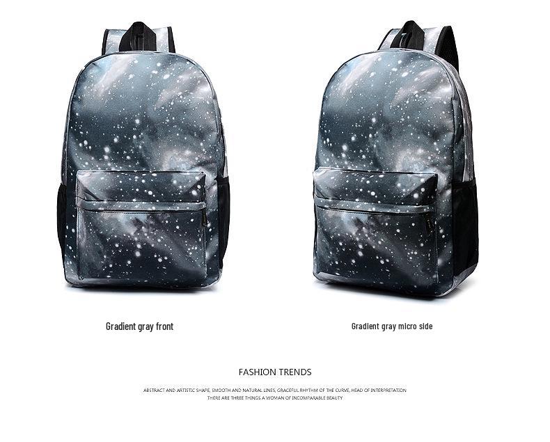 Unisex Starry Sky Backpack: Travel, School, and Laptop Bag for Roblox Gamers