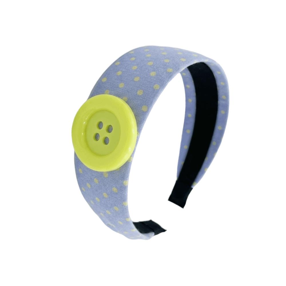 Wide Brim Dopamine Hair Hoop Non Slip Oversized Button Hairband Polka Dot Headband Makeup