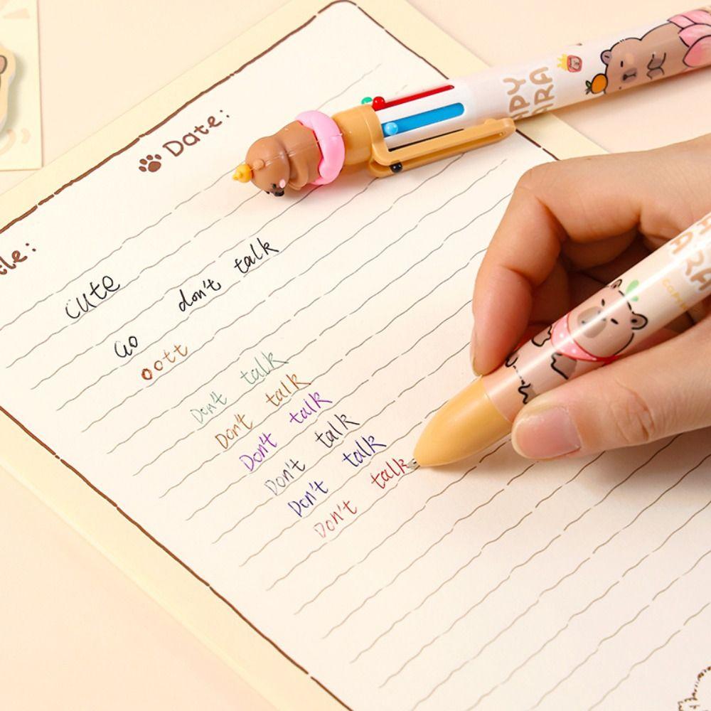 Capybara Stationery Set 7-in-1 Eraser High Quality Highlighter Back To School Gift