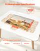 VEVOR 2000 Piece Rotating Puzzle Board with 5 Drawers and Cover 40x29 in Portable Wooden Table Jigsaw Puzzle  for Adults