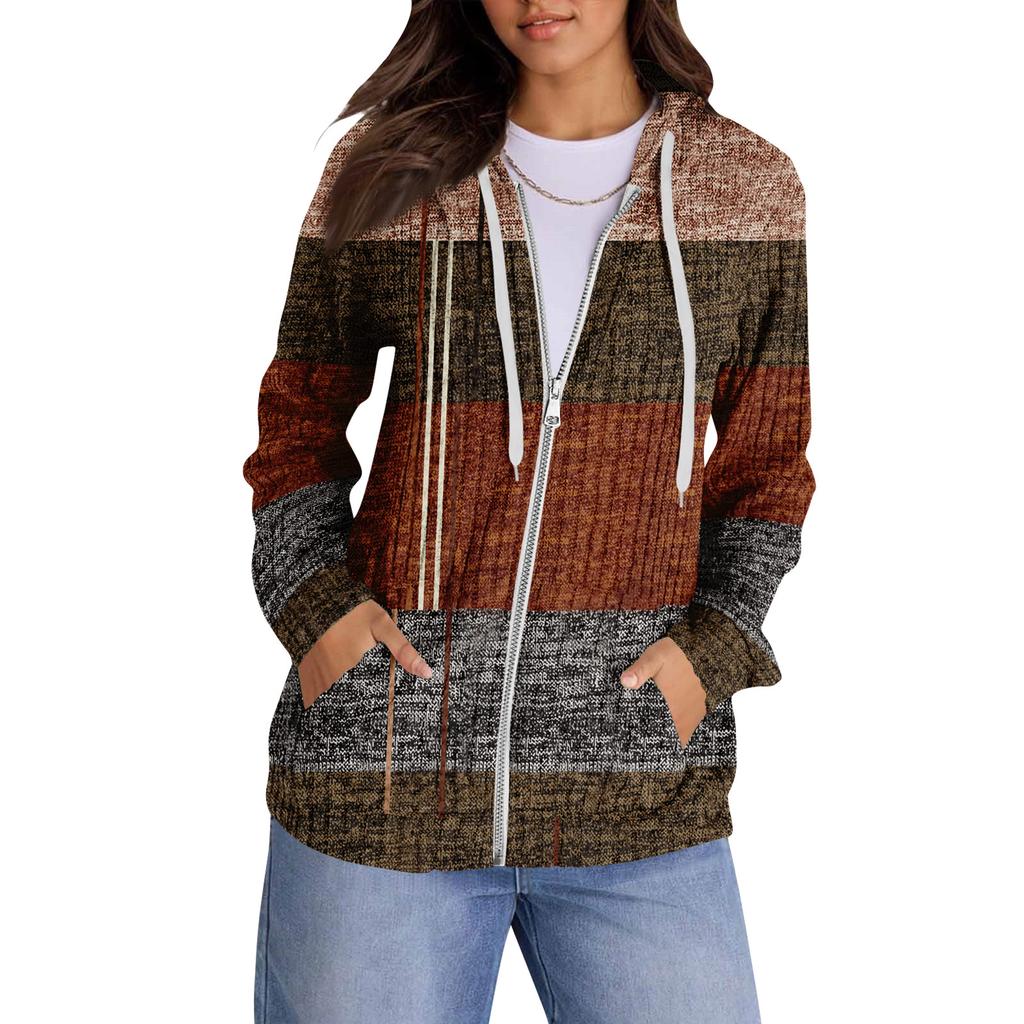 Mikiny pro ženy Trendy topy Ležérní Podzimní Móda Mikina s dlouhým rukávem S kapsami Svetr Lehký