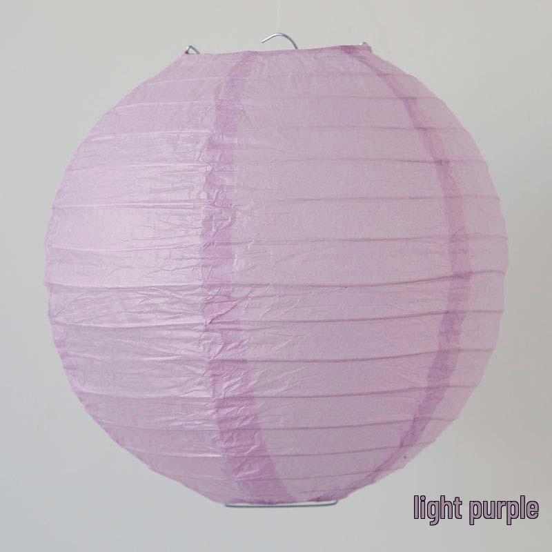 Colorful Handmade Paper Lanterns for Mid-Autumn Festival - Red DIY Round Lanterns for Shopping Mall Decoration