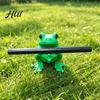 Unique Pen Stand 3D Printed Cute Frog Holder, Bright Green with Pen-Grabbing Structure, Holder Anti-Slip Desktop Organizer for Pens & Makeup Brushes,