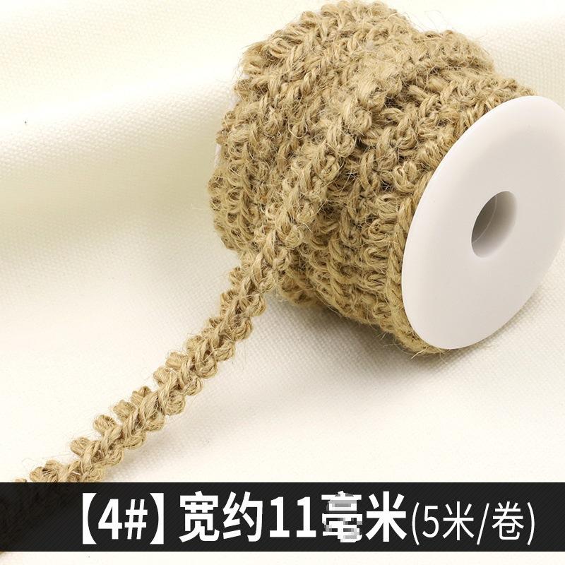 Handgefertigt DIY Kindergarten Huanchuang Hanfseil Seil, Wasserrohr Dekoration, Flache Wachsseil Umwickelte Vase Weben Verschleißfest