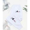 Dog Red Heart Electrocardiogram Printing Printed Woman Pant Street Soft  Sweatpants Sport Fashion Trousers Autumn Pants