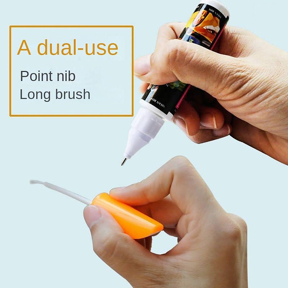 2in1 Touch Up Pen Touch Up Touch Up Marker Effective Painting Brush  For Car Decor