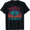 Cool Padel Retro Crossing Rackets Padel Legend T-Shirt Print On Demand Short Sleeve Mens Clothing Graphic T Shirts Ropa Hombre