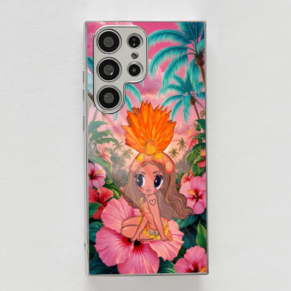 K-Karol G Tropicoqueta Phone Case For Samsung Galaxy S25 S24 S23 Ultra Metal Frame Case Slim Shockproof Cover Durable
