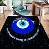 The Turkish Evil Eye Office Rug Chair Mat, Entryway Carpet, Suitable for Front Door, Bedroom, Living Room, Desk, Holiday Gift