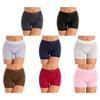 Women's High Elasticity Low Rise Short Pants Underwear Nightwear Mini Shorts See Through Tight Package Shorts