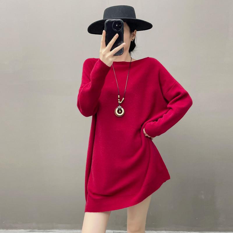 Qinghe 100% Pure Cashmere Women's Sweater - Ultra Soft Luxury Winter Pullover