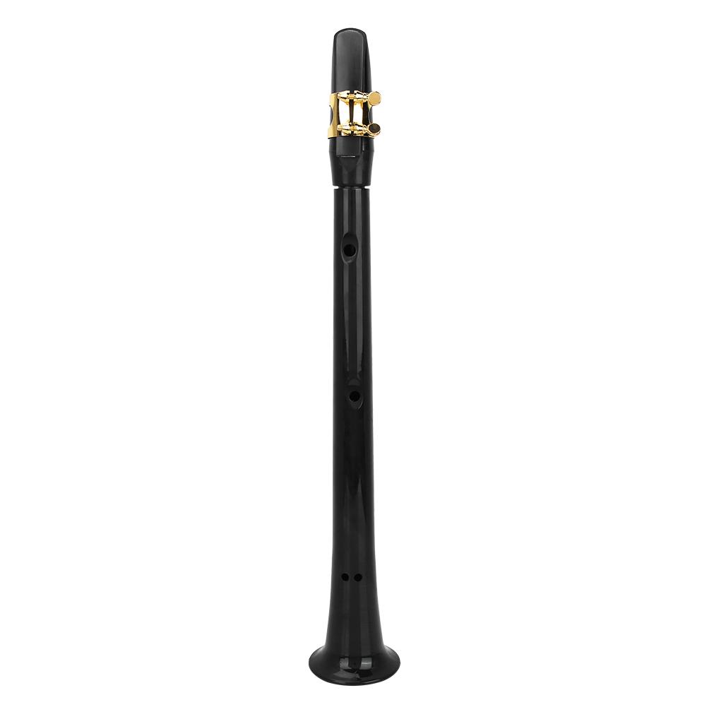 Portable Pocket Saxophone Practice Sax with Reed Bag Woodwind Instrument Bb Tune