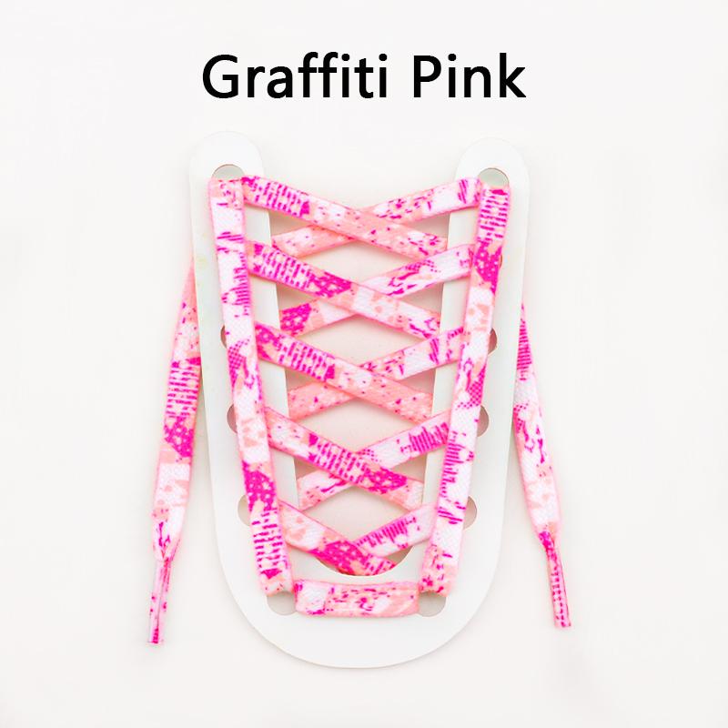 Lacci piatti per sneakers Tie-dye arcobaleno Lacci per scarpe personalizzati Lacci per scarpe da ginnastica Lacci per scarpe sportive Scarpe in tela AF1 Lacci per scarpe