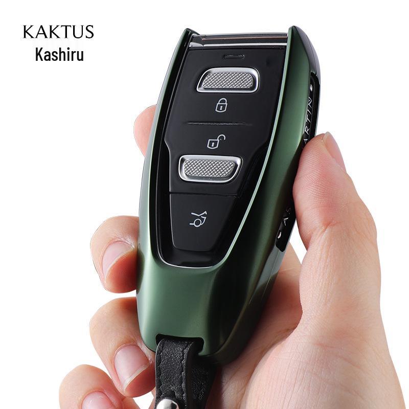 KAKTUS Cashu Car Key Case for Aston Martin DBX - Protective Shell Cover with Buckle