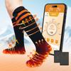 Men's and Women's Heated Socks with App Control, 5000mAh*2 Rechargeable Electric Heated Socks Washable for Hunting Skiing
