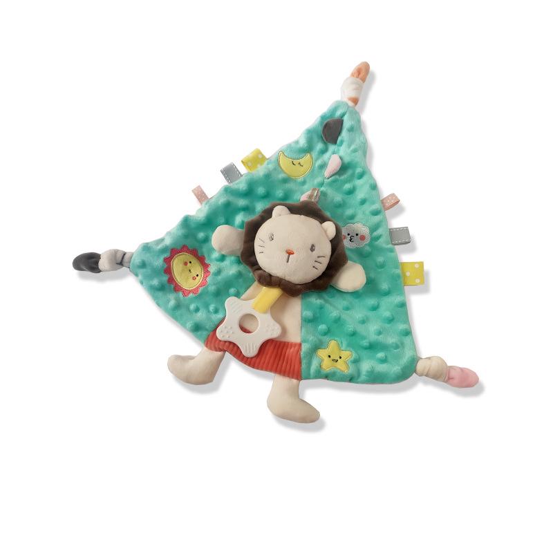 Baby Soothing Towel & Sleep Companion Doll with Rattle for Infants & Toddlers (0-1 Year)