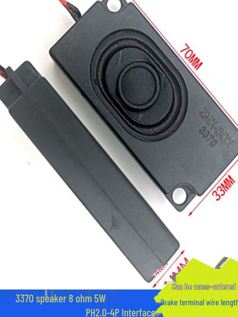 3370 8 Ohm 5W All-in-One Speaker for Monitor & Game Machine with Built-in Cavity