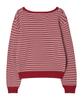 AWESOME STUDIO Classic (Stripe) V-Neck Knit Burgundy