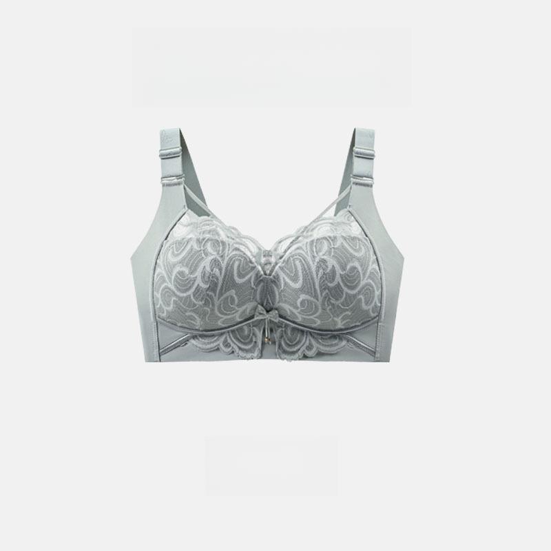 

Регулируемое нижнее белье для женщин, тонкий собирающий бюстгальтер, аксессуар с затяжкой, топ для поддержки груди против обвисания 52/120E зелёный