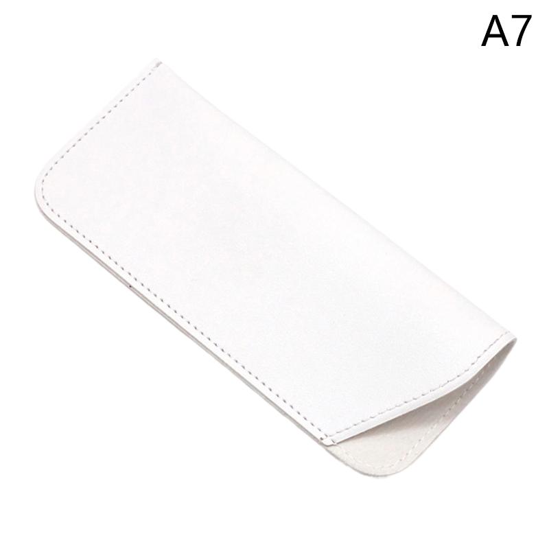Simple Soft Leather Sunglasses Bag For Women Men Waterproof Reading Glasses Case Dust Storage Bag Eyewear Pocket Accessory
