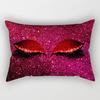 Eyelash Pillow Case European and American Fashion Sleep Waist Pillow Case Living Room Sofa Cushion Pillow Core