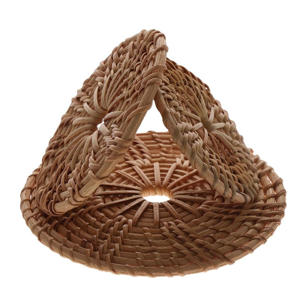 Natural Round Rattan Kitchen Insulation Pad Padding Mat Placemat Bowl Pad Coasters Cup Mats