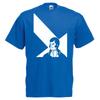 Dospělí Robert Burns Saltire Skotsko Básník Burns Night Unisex Modré 100% Bavlna Tričko Pánská Trička Top