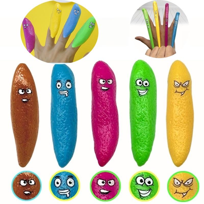 Hilarious Prank Finger Poop Toy Tpr Material 3g 2*5.5cm Crazy Wave Brand