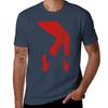 Toe Stand  red TShirt Casual Street Style Short Sleeve Tee